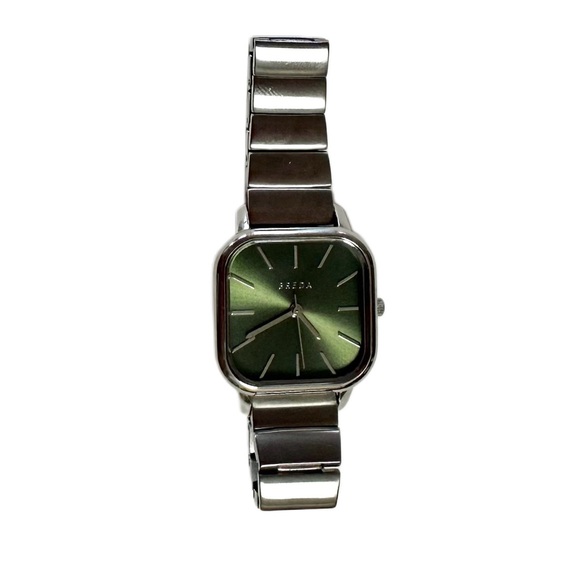 Breda Esther Waterproof Watch in Silver/Moss - Picture 1 of 5